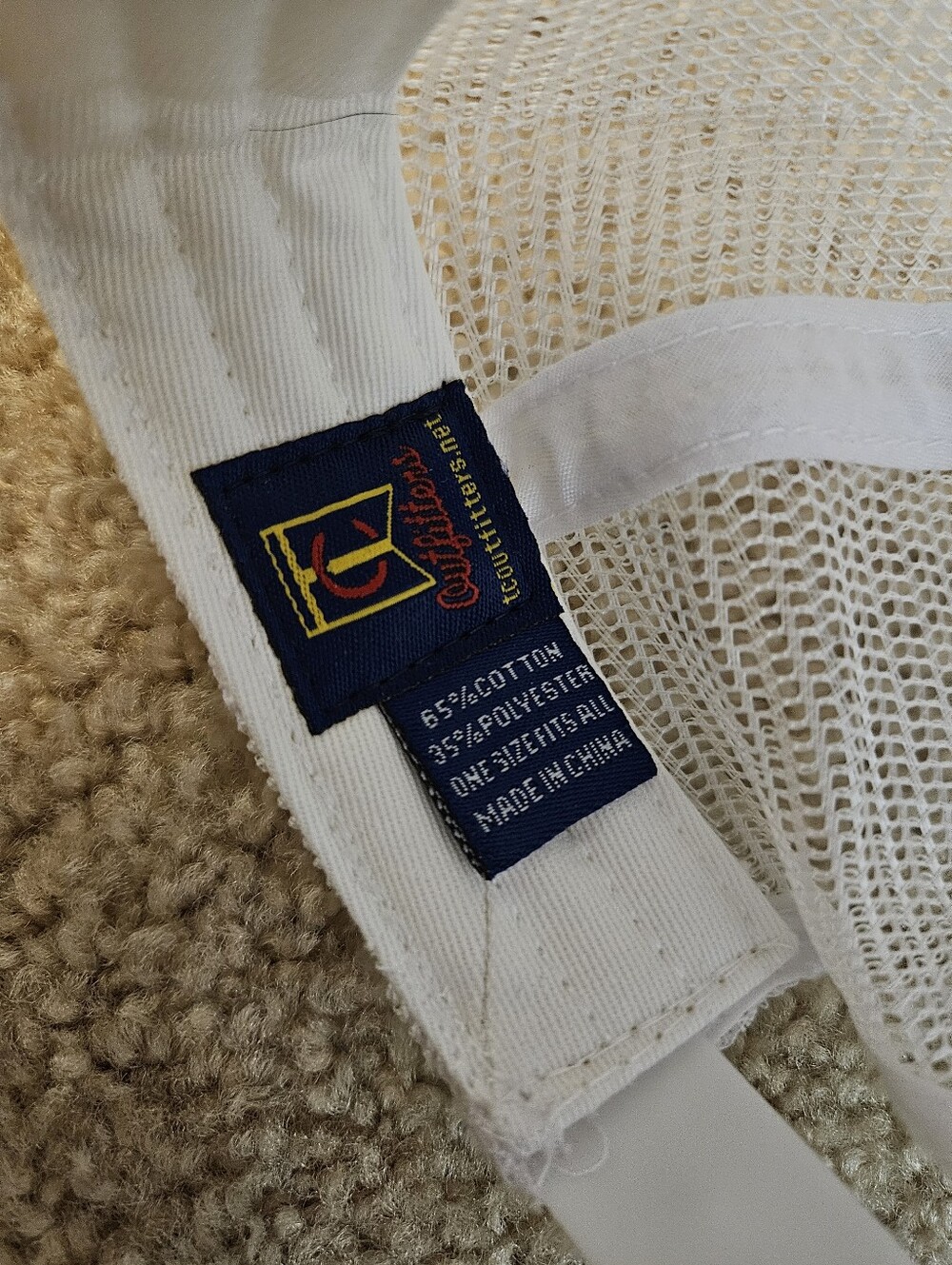 Christmas Stroll ACK Nantucket Red & White Stripe Trucker Hat - Picture 7 of 7